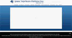 Desktop Screenshot of ipovisione-riabilitazione.com
